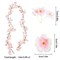 2 Pieces Fake Cherry Blossom Flower Vines Artificial Flowers Hanging Silk Flowers Garland for Wedding Party Pink Room Decor Japanese Kawaii Decor Outdoors